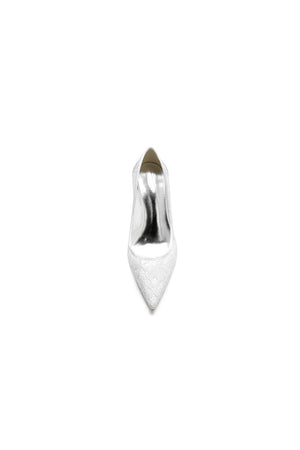 Pointed Toe Bridal Heels with Lace - KissProm