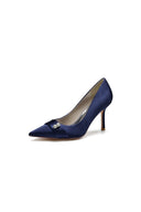 Pointed Toe Crystal High Heels Party Shoes - KissProm