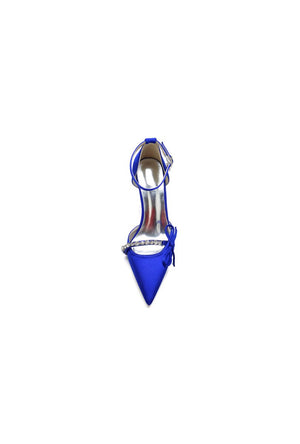 Pointed Toe Party Heels with Bow - KissProm