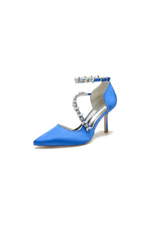 Pointed Toe Slingback Strap High Heel - KissProm