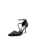 Pointed Toe Slingback Strap High Heel - KissProm