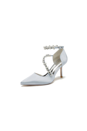 Pointed Toe Slingback Strap High Heel - KissProm