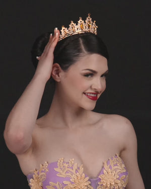 KissProm video of rhinestone crystal tiara