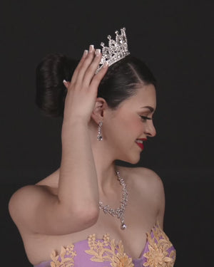 KissProm video of crystal tiara for women