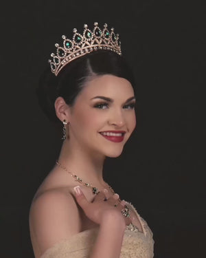 KissProm video of crystal tiara for women