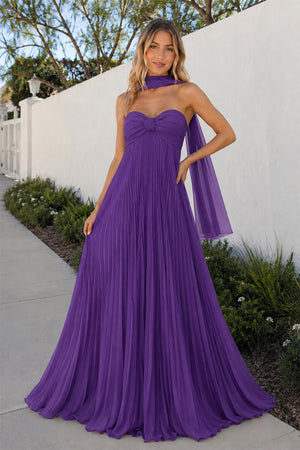 A Line Light Pink Sweetheart Chiffon Long Prom Dress – Prom Dresses by KissProm | Available at KissProm