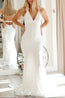 Quaylee | Yellow Mermaid V-Neck Satin Prom Dresses With Tail Evening Dress main image 1