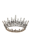 Queen Rhinestone Dark Crown for Women - KissProm