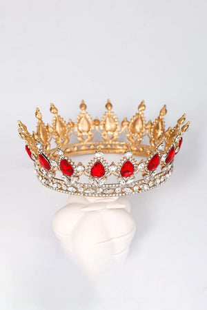 Queen Rhinestone Party Crowns - KissProm