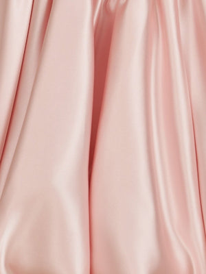 Pink Strapless A Line Satin Short Homecoming Dress With Bow - KissProm