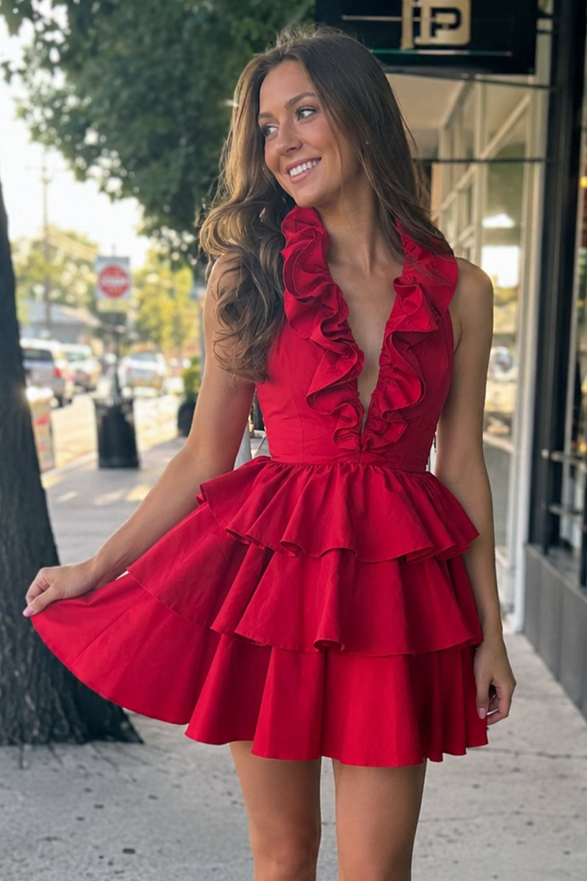 halter homecoming dresses Rachel Allan 40823 Beaded Open-Back Dress With the fashionable corset lacing on the open back Sequin Short Halter Homecoming Dress
