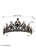 Women’s Gold Princess Rhinestone Crowns - KissProm