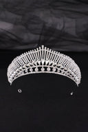 Red Rhinestone Bridal Tiara - KissProm