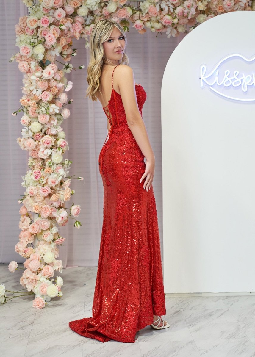 Macy's Formal Dresses Macys Mermaid Dresses Kairi Red Mermaid Spaghetti Straps Appliques Prom Dress With Slit Red 18 Macy's Formal Dresses Macys Mermaid Dresses Kairi Red Mermaid Spaghetti Straps Appliques Prom Dress With Slit Red 18