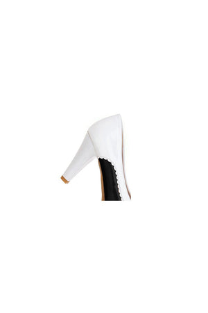 Retro Bowknot High Heels Shoes - KissProm