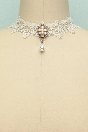 Retro Lace Choker - KissProm