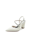 Rhinestone Strap Block Heel Sandals - KissProm