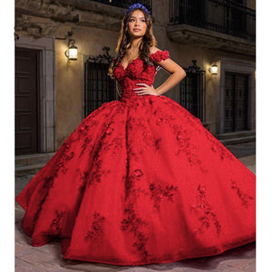 Ilaria | Royal Blue Off the Shoulder Puffy Quinceanera Dresses
