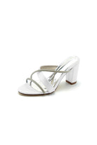 Royal Blue Satin High - Heeled Sandals - KissProm