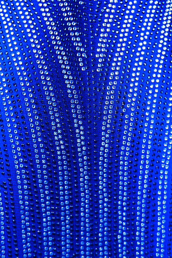 Royal Blue Sparkly Sweetheart Sheath Homecoming Dress With Beading | KISSPROM