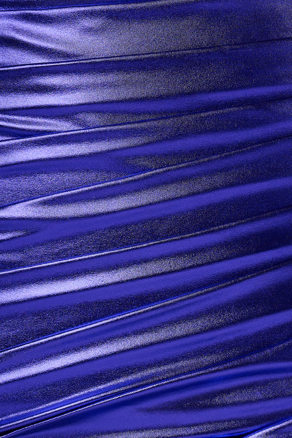 Royal Blue One-Shoulder Ruched Homecoming Dress - KISSPROM