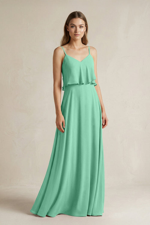 cheap turquoise bridesmaid dresses Multiway Halter Long Two Piece Beach Blue Bridesmaid Dresses Split Backless US4 / Blue / A