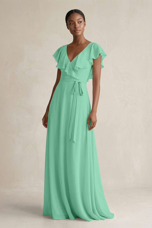 turquoise blue bridesmaid dress KissProm