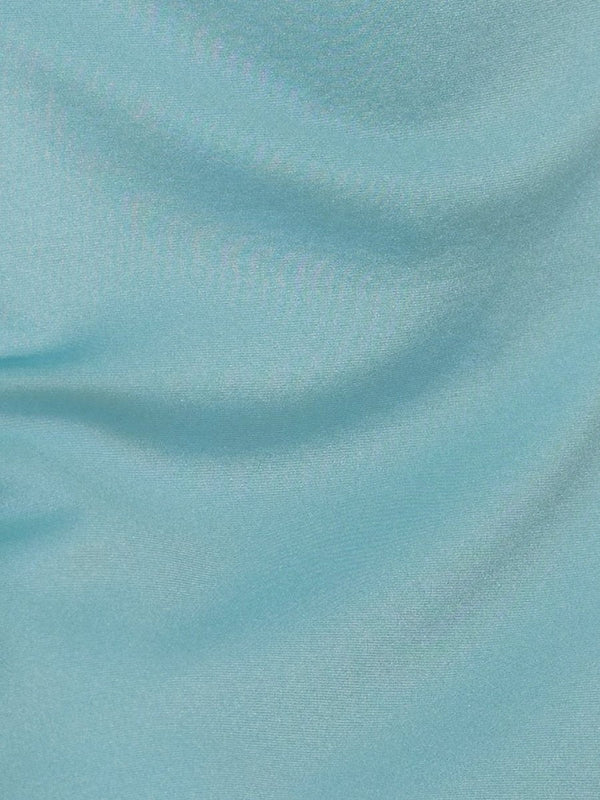 Ryna | Turquoise - Bodycon Off the Shoulder Satin Short Homecoming Dresses