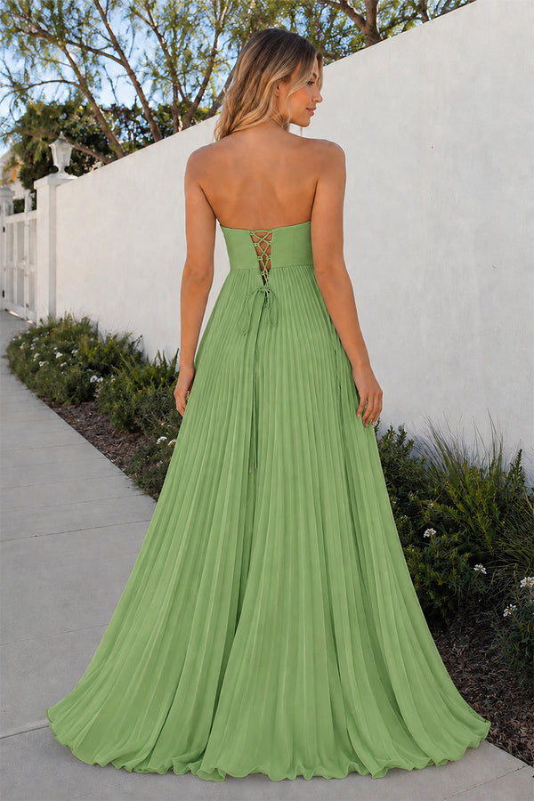 A Line Light Pink Sweetheart Chiffon Long Prom Dress A Line Light Pink Sweetheart Chiffon Long Prom Dress