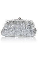 Sequin With Crystal/ Rhinestone Chain Shoulder Bags