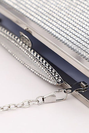 Sequins Chain Square Party Handbag - KissProm