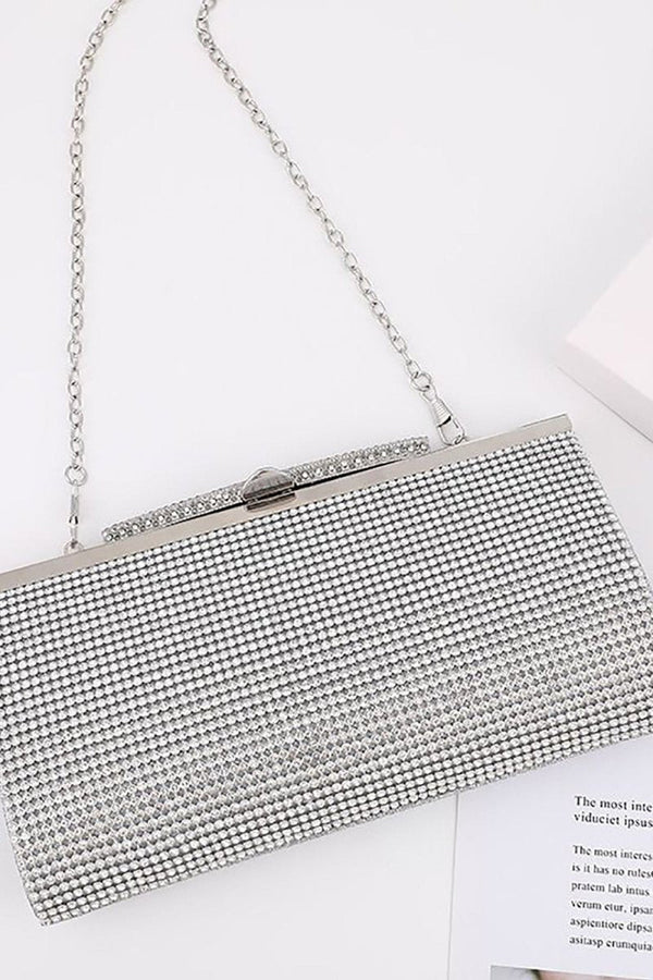 Sequins Chain Square Party Handbag - KissProm