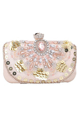 Sequins Rhinestones Square Party Handbag - KissProm