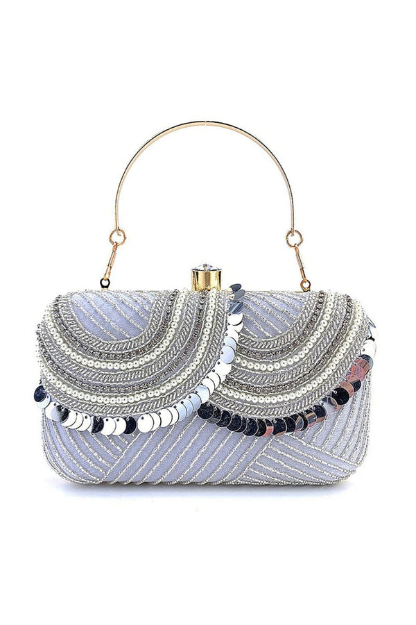 Sequins Square Party Handbag - KissProm