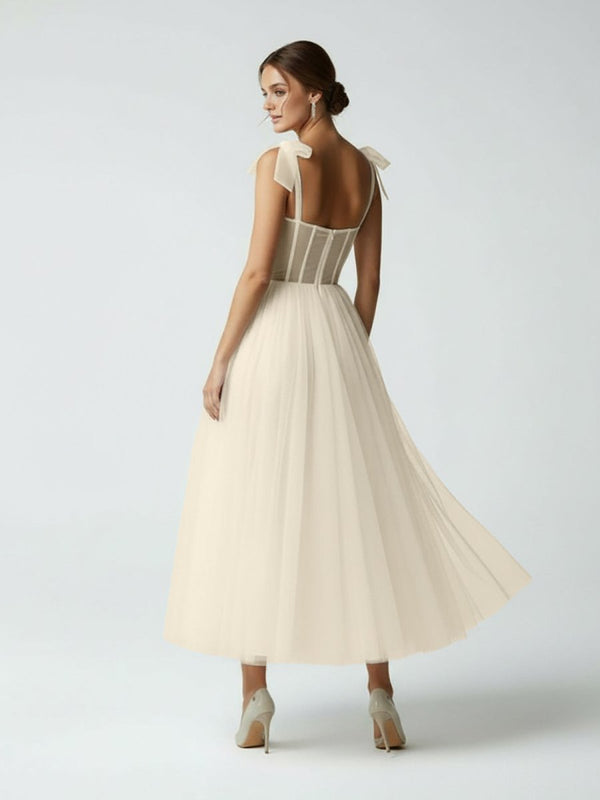 short white tulle dress Pretty Snowflake Tulle Mini Dress White