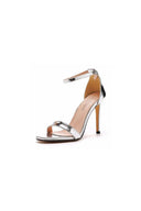 Sexy Simple Thin Strap Open Toe Ankle - strap Ultra High Heels - KissProm