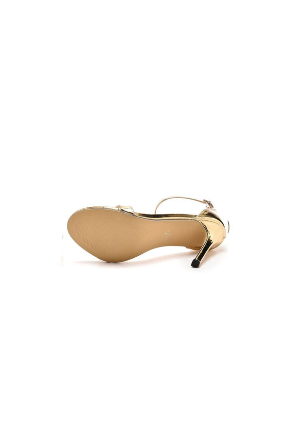 Sexy Simple Thin Strap Open Toe Ankle - strap Ultra High Heels - KissProm