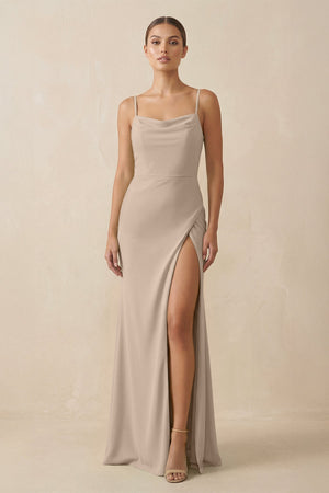 bridesmaid dresses changeable straps Sweetheart Tulle Chic Changeable Straps A-Line Long Birdemaid Dress QB0835 US12 / Custom Color main image 0