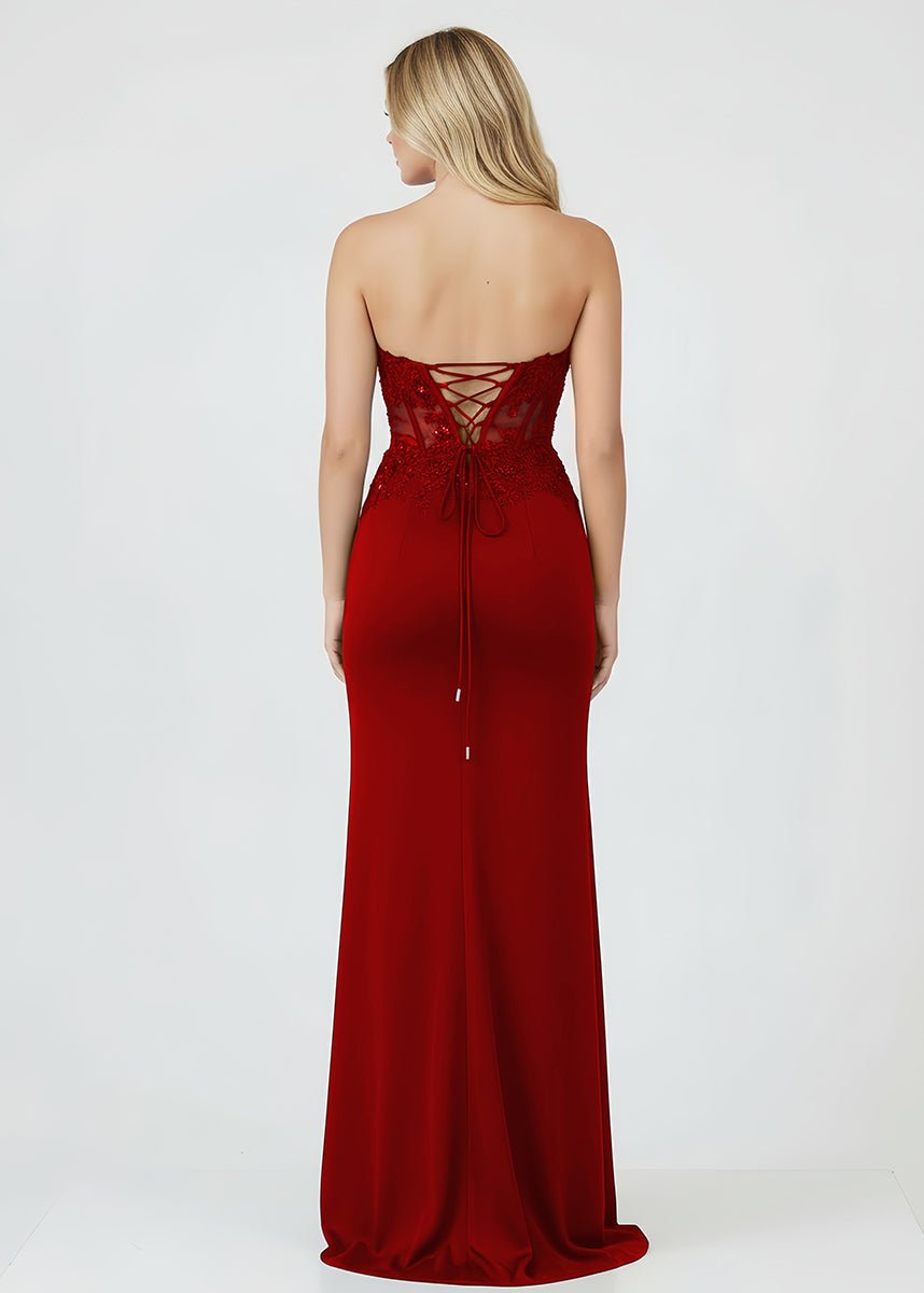 red black evening dress Beaded Long Black Sexy Formal Dress 1145 Black/Silver / 00 main image 0