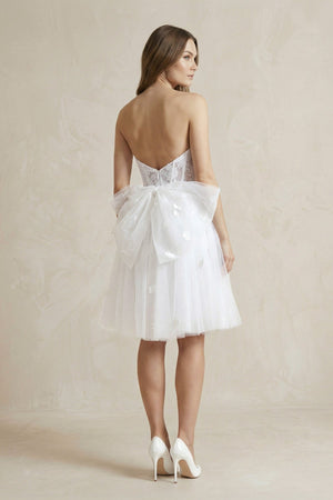 Sheath Sweetheart Lace Wedding Dresses - KissProm Wedding Dresses