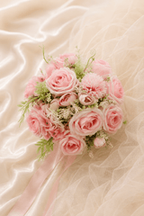 Silk Roses Artificial Wedding Bridal Bouquets - KissProm Accessories