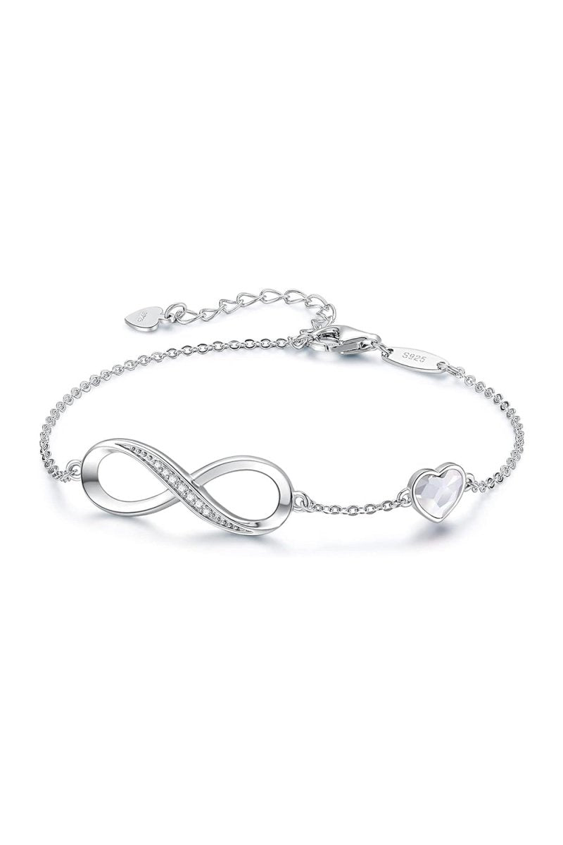 Red Chain Bracelets with Birthstone - KissProm