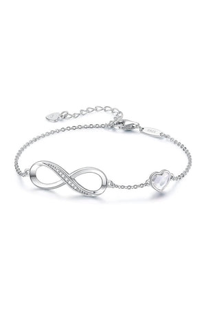 Red Chain Bracelets with Birthstone - KissProm