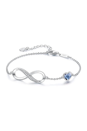 Red Chain Bracelets with Birthstone - KissProm