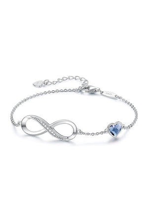 Red Chain Bracelets with Birthstone - KissProm