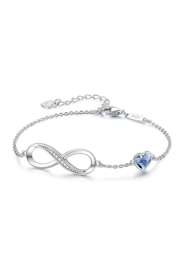 Red Chain Bracelets with Birthstone - KissProm