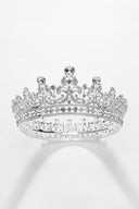 Silver Crystal Crowns - KissProm
