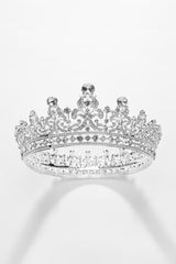 Silver Crystal Crowns - KissProm