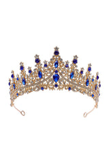 Silver Crystal Rhinestone Crown - KissProm