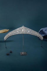 Silver Eternal Zircon Tiara - KissProm